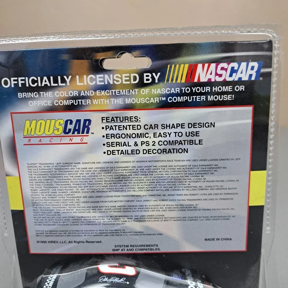 Vintage Dale Earnhardt Computer Mouse NASCAR GM Goodwrench Racing New Sealed '99